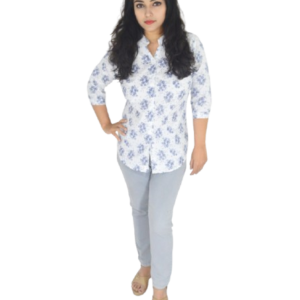 women cotton printed shirt